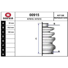 Comprar Juego de fuelle, árbol de transmisión de SNRA 00915 a bajo precio de 9,35 €