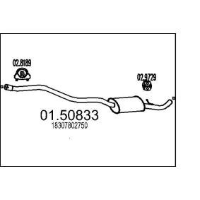 Acquista Silenziatore centrale da MTS online per 1 Hatchback (E87) a prezzi moderati
