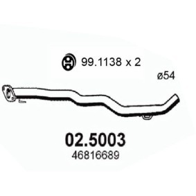 Abgasrohr 02.5003 von ASSO günstig für 119,89 € online kaufen