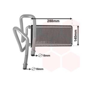 Wärmetauscher, Innenraumheizung 02006226 von VAN WEZEL günstig für 107,32 € online kaufen