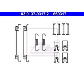 Achetez des Kit d'accessoires mâchoires de frein de chez ATE en ligne pour FORTWO Coupé (453) à prix modérés