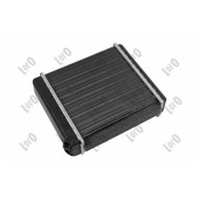 Compre Permutador de calor, aquecimento do habitáculo da ABAKUS 037-015-0013 a um preço baixo por 24,49 €