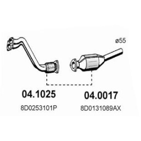 Compre Tubo de escape da ASSO 04.1025 a um preço baixo por 368,32 €