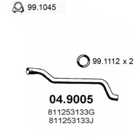 Compre Tubo de escape da ASSO 04.9005 a um preço baixo por 78,99 €