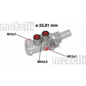 Achetez des Maître-cylindre de chez METELLI en ligne pour Qashqai / Qashqai+2 I Van (J10, JJ10E) à prix modérés