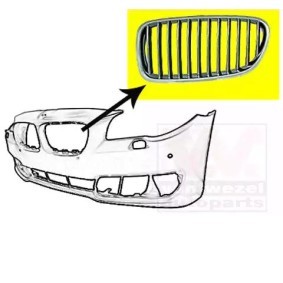 Kühlergrill 0619511 von VAN WEZEL günstig für 41,84 € online kaufen