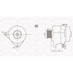 Compre Alternador da MAGNETI MARELLI 063731972010 a um preço baixo por 204,11 €
