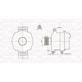 Compre Alternador da MAGNETI MARELLI 063732109010 a um preço baixo por 151,79 €