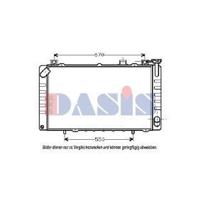 Compre Radiador de AKS DASIS online para PATROL Hardtop (K260) a preços moderados