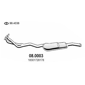 Katalysator 08.0003 von ASSO günstig für 352,01 € online kaufen