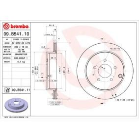 Achetez des Disque de frein de chez BREMBO en ligne pour MPV III (LY) à prix modérés