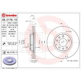 Achetez des Disque de frein de chez BREMBO en ligne pour MPV III (LY) à prix modérés