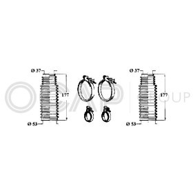 Faltenbalgsatz, Lenkung 0901022 von OCAP günstig für 31,07 € online kaufen