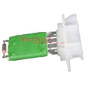 Achetez des Résistance, pulseur d'air habitacle METZGER 0917221 à prix pour 30,45 €