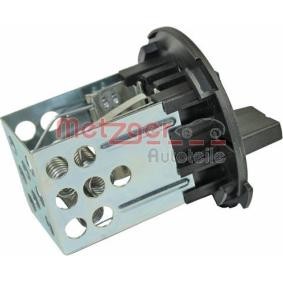 Achetez des Résistance, pulseur d'air habitacle METZGER 0917251 à prix pour 18,18 €
