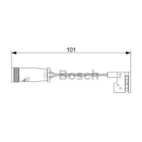 Acquista Sensore di usura delle pastiglie freni da BOSCH 1 987 473 557 a buon mercato per soli 14,82 €