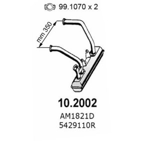 Comprar Silenciador delantero de ASSO 10.2002 a bajo precio de 124,89 €