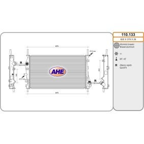 Kühler, Motorkühlung 110.133 von AHE günstig für 147,80 € online kaufen