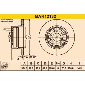 Comprar Disco de freno de Barum BAR12132 a bajo precio de 43,79 €