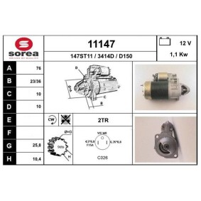Anlasser 11147 von EAI günstig für 155,84 € online kaufen