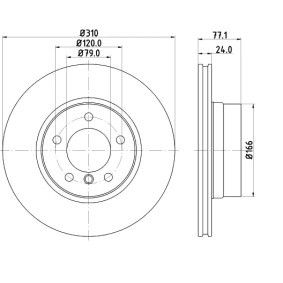 Comprar Disco de freno de Barum BAR24181 a bajo precio de 53,57 €