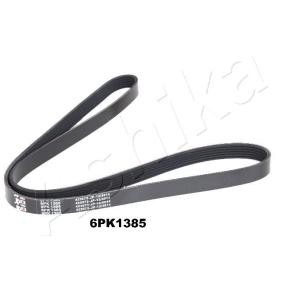 Compre Correia trapezoidal estriada da ASHIKA 112-6PK1385 a um preço baixo por 16,33 €