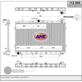 Kühler, Motorkühlung 112.006 von AHE günstig für 103,25 € online kaufen