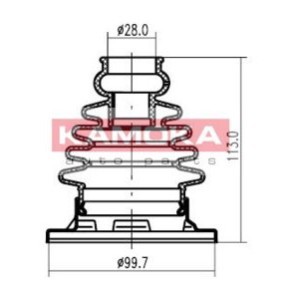 Acquista Cuffia semiasse da KAMOKA 1148096 a buon mercato per soli 9,79 €