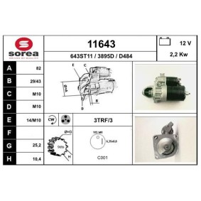 Comprar Motor de arranque de EAI 11643 a bajo precio de 328,58 €