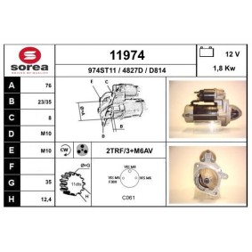 Anlasser 11974 von EAI günstig für 167,63 € online kaufen