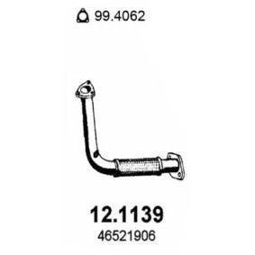 Abgasrohr 12.1139 von ASSO günstig für 123,24 € online kaufen