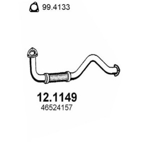 Abgasrohr 12.1149 von ASSO günstig für 206,20 € online kaufen