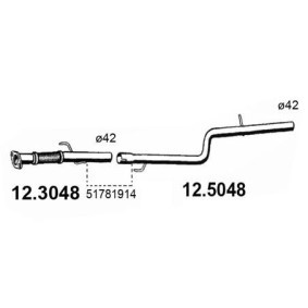 Abgasrohr 12.3048 von ASSO günstig für 114,43 € online kaufen