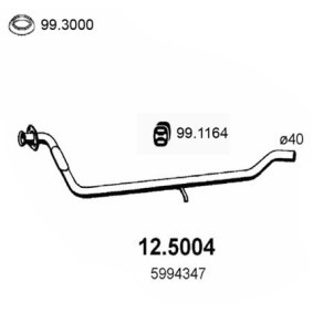 Abgasrohr 12.5004 von ASSO günstig für 79,95 € online kaufen