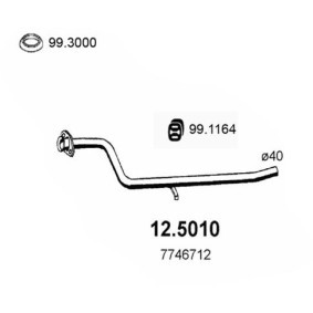 Abgasrohr 12.5010 von ASSO günstig für 84,22 € online kaufen