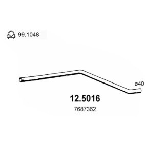 Abgasrohr 12.5016 von ASSO günstig für 72,71 € online kaufen