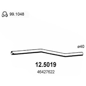 Abgasrohr 12.5019 von ASSO günstig für 78,51 € online kaufen