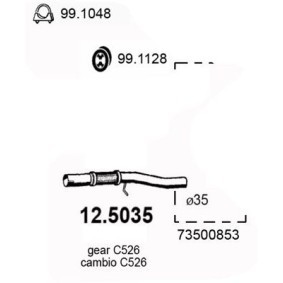 Abgasrohr 12.5035 von ASSO günstig für 95,91 € online kaufen