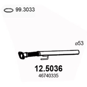 Abgasrohr 12.5036 von ASSO günstig für 130,70 € online kaufen