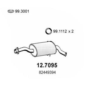 Compre Silenciador de escape de ASSO online para CROMA (154) a precios moderados