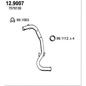 Abgasrohr 12.9007 von ASSO günstig für 100,84 € online kaufen