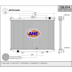 Kühler, Motorkühlung 120.014 von AHE günstig für 162,33 € online kaufen