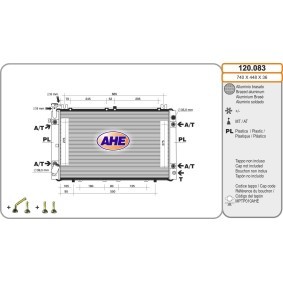 Compre Radiador de AHE online para Patrol GR IV SUV (Y60, GR) a preços moderados