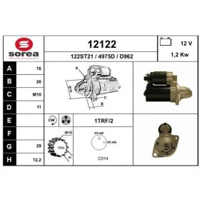 Anlasser 12122 von EAI günstig für 161,30 € online kaufen