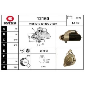 Anlasser 12160 von EAI günstig für 196,14 € online kaufen