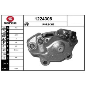 Compre Pinça de travão da SNRA 1224308 a um preço baixo por 155,17 €