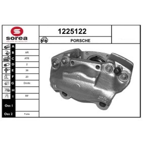 Compre Pinça de travão da SNRA 1225122 a um preço baixo por 171,08 €
