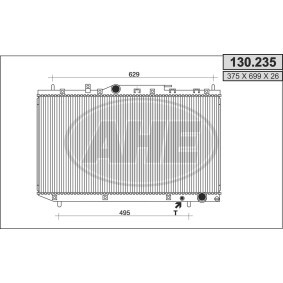 Kühler, Motorkühlung 130.235 von AHE günstig für 157,11 € online kaufen