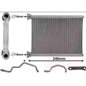 Comprar Radiador de calefacción de VAN WEZEL 13006417 a bajo precio de 151,28 €