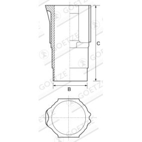 Achetez des Chemises de cylindre de chez GOETZE ENGINE en ligne pour Safrane I phase 1 3/5 portes (B54) à prix modérés